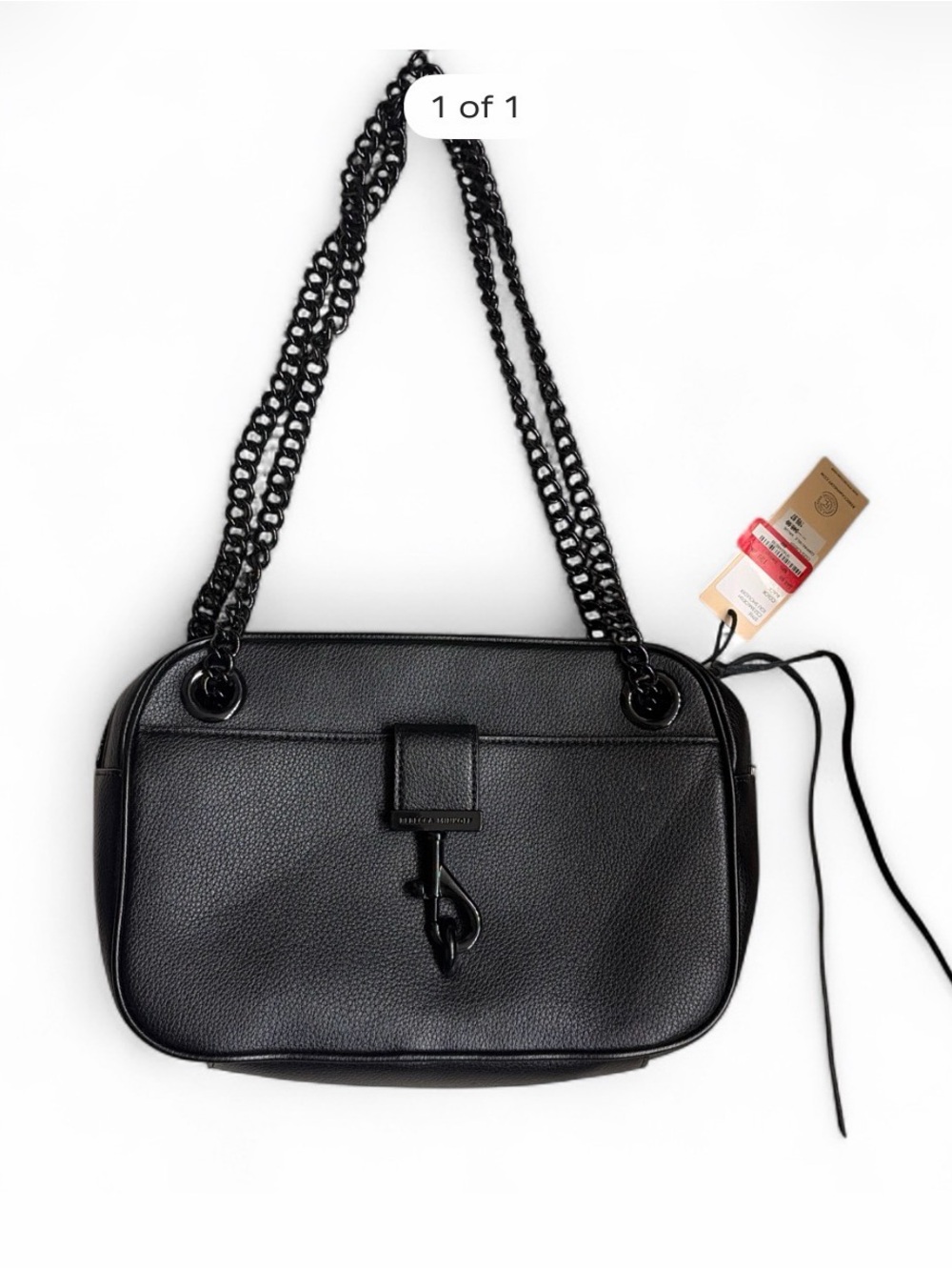 Rebecca Minkoff Black Chain-Handle Shoulder Bag